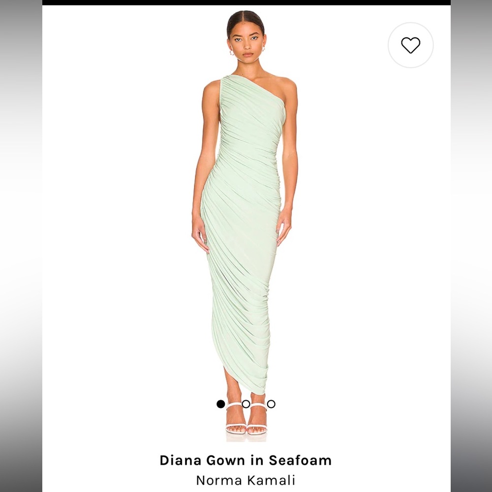 Diana Gown in Seafoam Dress